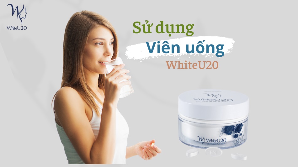 Viên uống trắng da WhiteU20 được sản xuất tại công ty dược mỹ phẩm uy tín, được đánh giá cao về chất lượng - hiệu quả